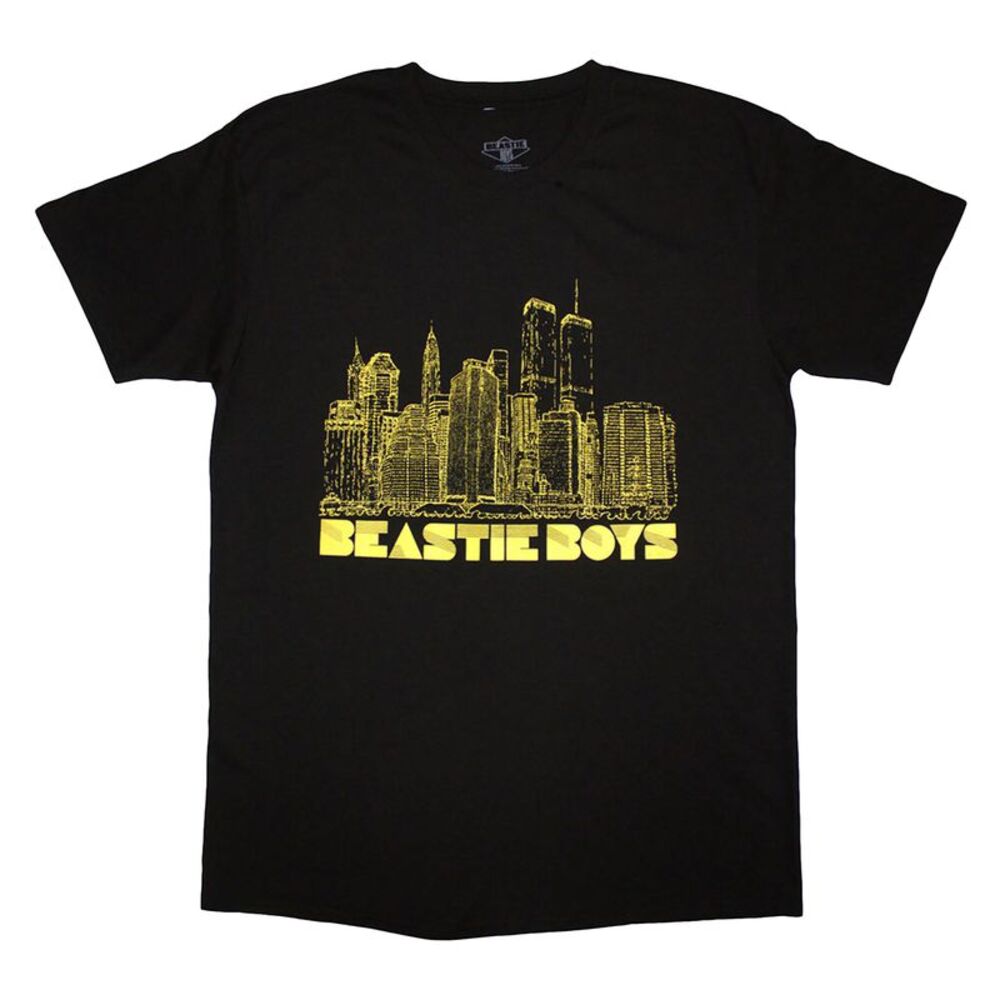 Beastie Boys Unisex Adult Nyc Skyline T-Shirt / Black
